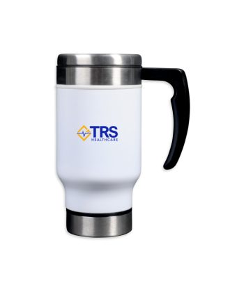 13 oz Stainless Steel Travel Mug - TRS Logo in Full Color