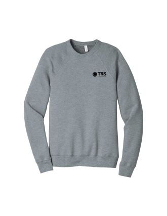 Bella + Canvas Unisex Sponge Fleece Raglan Sweatshirt - Grey w/ TRS International Logo