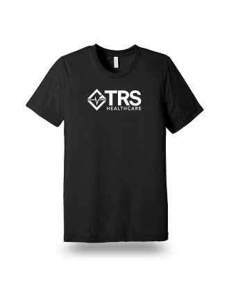 Bella + Canvas Unisex Triblend - Black w/ TRS logo in white